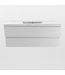 Mondiaz Badkamermeubel 120cm met wastafel Midden AIVY Talc Mat Wit / Wit kraangat 1