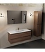 Mondiaz Badkamermeubel 120cm met wastafel Midden AIVY Mocha / Wit kraangat 1