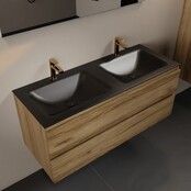 Mondiaz Badkamermeubel 120cm AIVY Chai - Wastafel Urban Zwart Dubbel kraangat 2 Mondiaz Badkamermeubel 120cm AIVY Chai - Wastafel Urban Zwart Dubbel kraangat 2