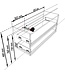 Mondiaz Badkamermeubel 120cm met wastafel Links AIVY Mocha / Mat Wit kraangat 0