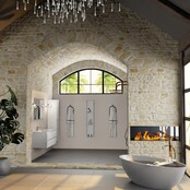 Mondiaz Badkamermeubel 120cm AIVY Talc met Wastafel Mat Wit wasbak Links kraangat 1 Mondiaz Badkamermeubel 120cm AIVY Talc met Wastafel Mat Wit wasbak Links kraangat 1