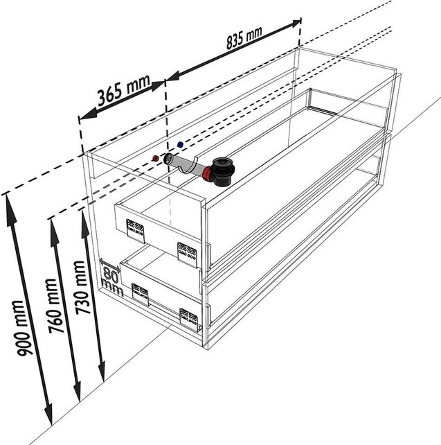 Mondiaz Badkamermeubel 120cm AIVY Talc met Mat Zwarte Wastafel wasbak Links kraangat 1