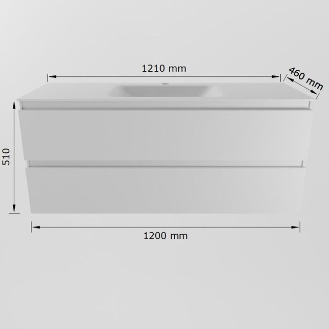 Mondiaz Badkamermeubel 120cm AIVY Talc met Mat Zwart Wastafel wasbak Midden kraangat 0 Mondiaz Badkamermeubel 120cm AIVY Talc met Mat Zwart Wastafel wasbak Midden kraangat 0