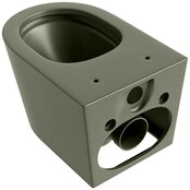 Hangend toilet Randloos LAVIE ARMY Legergroen excl. Wc bril