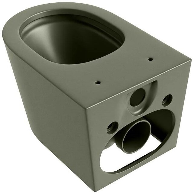 Hangend toilet Randloos LAVIE ARMY Legergroen excl. Wc bril