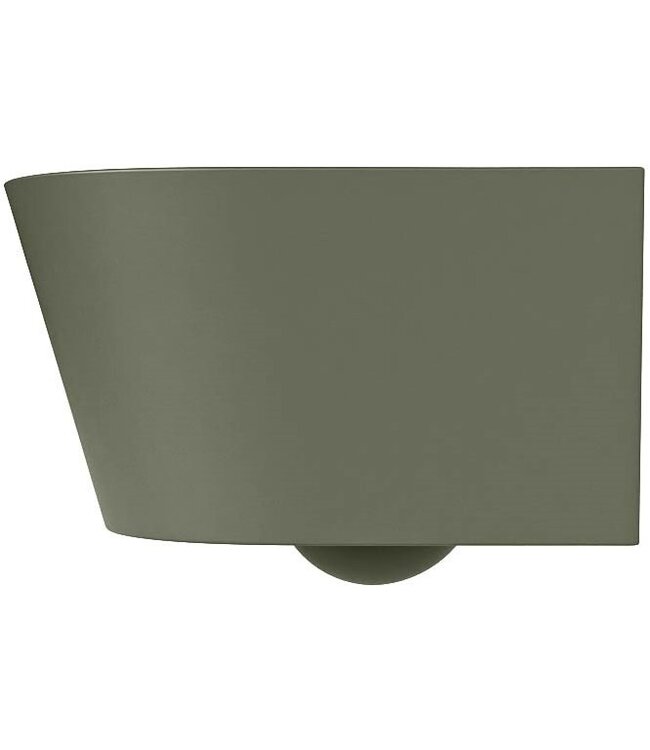 MONDIAZ Hangend toilet Randloos LAVIE ARMY Legergroen excl. Wc bril