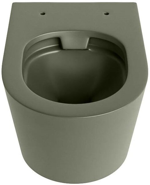 Hangend toilet Randloos LAVIE ARMY Legergroen excl. Wc bril