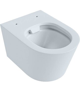 MONDIAZ Hangend toilet Randloos LAVIE CLAY Ice Blue excl. Wc bril