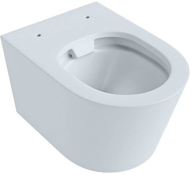 Hangend toilet Randloos LAVIE CLAY Ice Blue excl. Wc bril Hangend toilet Randloos LAVIE CLAY Ice Blue excl. Wc bril