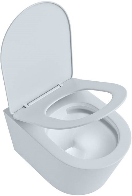 Hangend toilet Randloos LAVIE CLAY Ice Blue excl. Wc bril Hangend toilet Randloos LAVIE CLAY Ice Blue excl. Wc bril