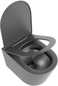 Hangend toilet Randloos LAVIE Mat Antraciet excl. Wc bril Hangend toilet Randloos LAVIE Mat Antraciet excl. Wc bril