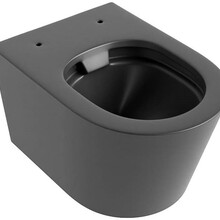 Hangend toilet Randloos LAVIE Mat Antraciet excl. Wc bril