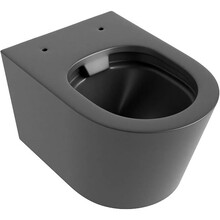 Hangend toilet Randloos LAVIE Mat Antraciet excl. Wc bril