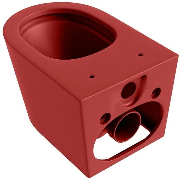 Hangend toilet Randloos LAVIE FIRE ROOD excl. Wc bril