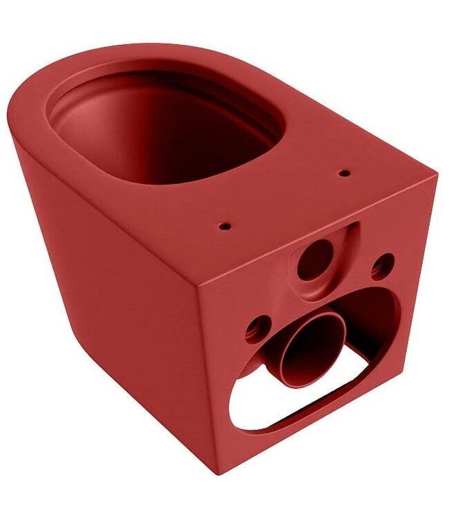 Hangend toilet Randloos LAVIE FIRE ROOD excl. Wc bril