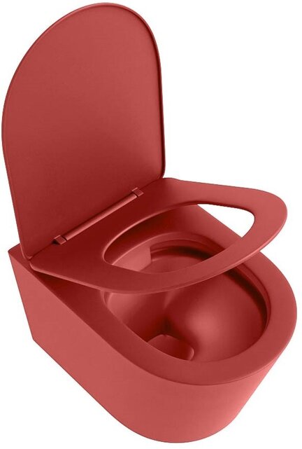 Hangend toilet Randloos LAVIE FIRE ROOD excl. Wc bril