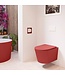 Hangend toilet Randloos LAVIE FIRE ROOD excl. Wc bril