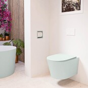 Hangend toilet Randloos LAVIE Greey Mintgroen excl. Wc bril Hangend toilet Randloos LAVIE Greey Mintgroen excl. Wc bril