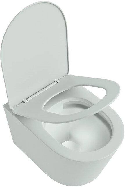 Hangend toilet Randloos LAVIE Greey Mintgroen excl. Wc bril Hangend toilet Randloos LAVIE Greey Mintgroen excl. Wc bril