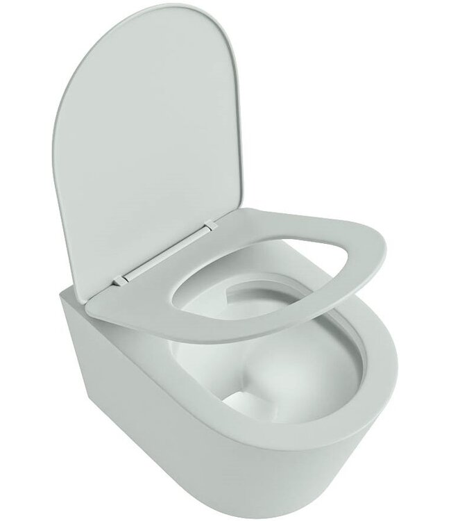 Hangend toilet Randloos LAVIE Greey Mintgroen excl. Wc bril