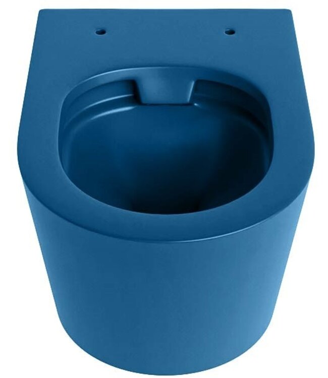 MONDIAZ Hangend toilet Randloos LAVIE Jeans Blauw excl. Wc bril