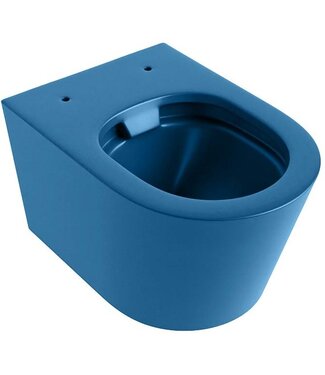 MONDIAZ Hangend toilet Randloos LAVIE Jeans Blauw excl. Wc bril