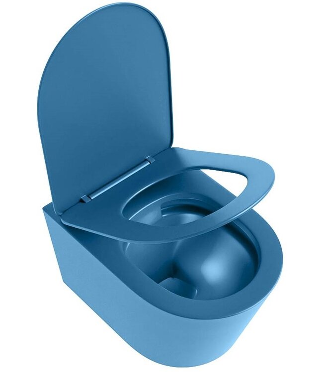 Hangend toilet Randloos LAVIE Jeans Blauw excl. Wc bril