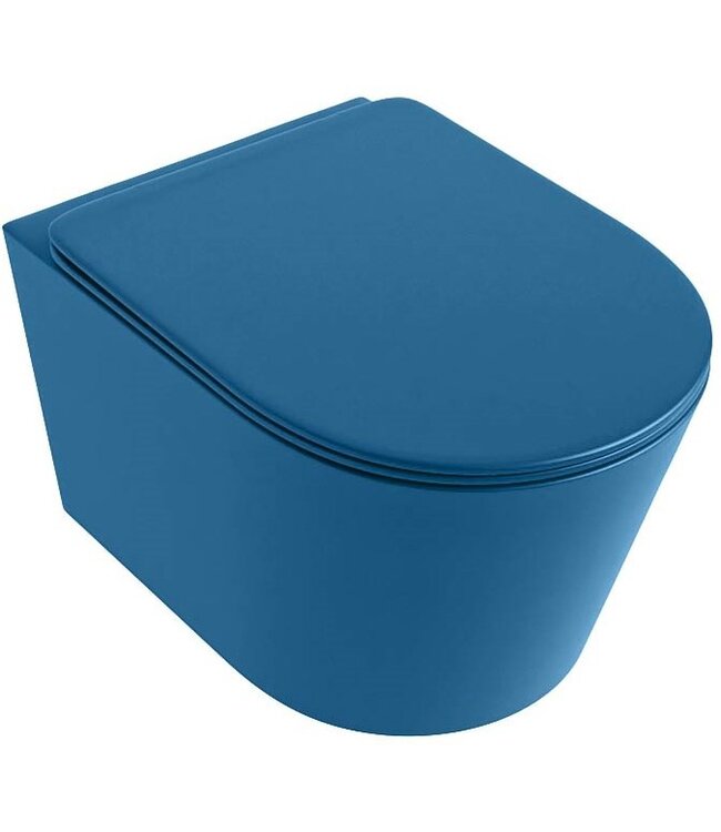 Hangend toilet Randloos LAVIE Jeans Blauw excl. Wc bril