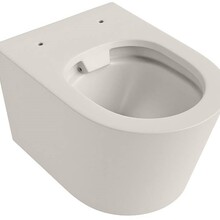 Hangend toilet Randloos LAVIE Linen Mat Jasmijn excl. Wc bril