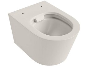 Hangend toilet Randloos LAVIE Linen Mat Jasmijn excl. Wc bril