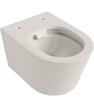 MONDIAZ Hangend toilet Randloos LAVIE Linen Mat Jasmijn excl. Wc bril