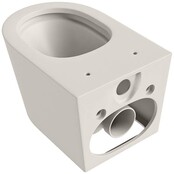 Hangend toilet Randloos LAVIE Linen Mat Jasmijn excl. Wc bril