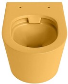 Hangend toilet Randloos LAVIE Ocher Geel excl. Wc bril