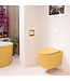 Hangend toilet Randloos LAVIE Ocher Geel excl. Wc bril