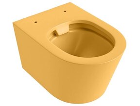 Hangend toilet Randloos LAVIE Ocher Geel excl. Wc bril