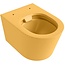 MONDIAZ Hangend toilet Randloos LAVIE Ocher Geel excl. Wc bril