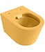 Hangend toilet Randloos LAVIE Ocher Geel excl. Wc bril