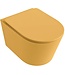 Hangend toilet Randloos LAVIE Ocher Geel excl. Wc bril