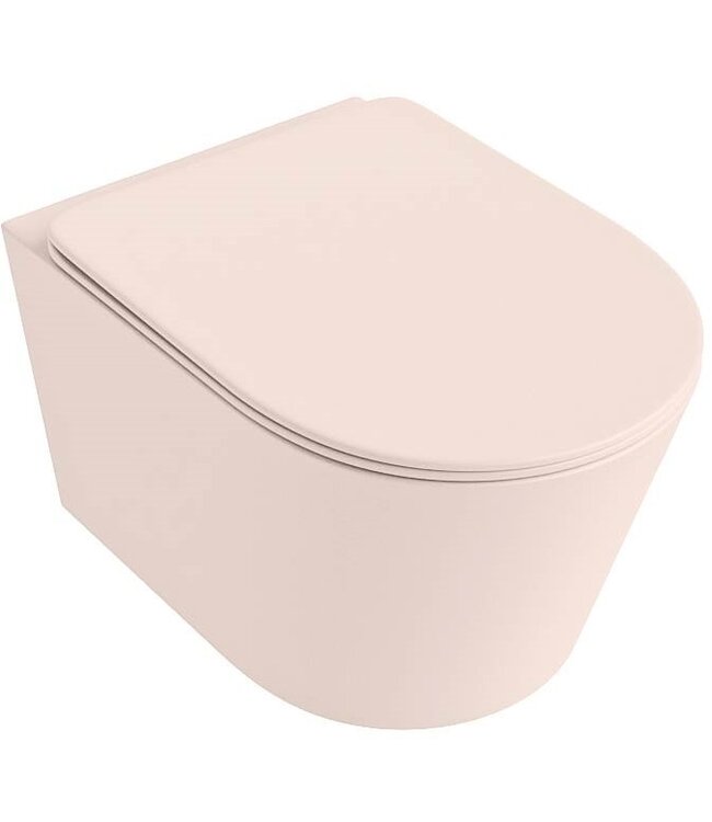 Hangend toilet Randloos LAVIE Rosee excl. Wc bril