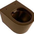 Hangend toilet Randloos LAVIE Rust Bruin excl. Wc bril