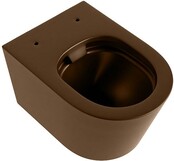 Hangend toilet Randloos LAVIE Rust Bruin excl. Wc bril