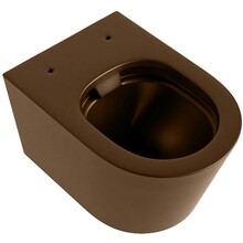 Hangend toilet Randloos LAVIE Rust Bruin excl. Wc bril