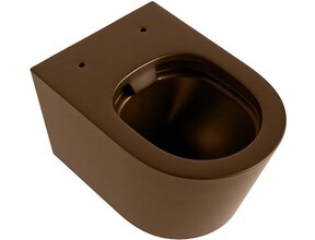 Hangend toilet Randloos LAVIE Rust Bruin excl. Wc bril
