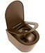 Hangend toilet Randloos LAVIE Rust Bruin excl. Wc bril