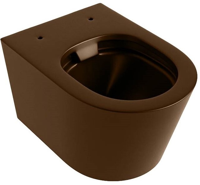 Hangend toilet Randloos LAVIE Rust Bruin excl. Wc bril