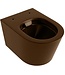 Hangend toilet Randloos LAVIE Rust Bruin excl. Wc bril