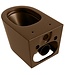 Hangend toilet Randloos LAVIE Rust Bruin excl. Wc bril