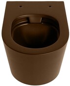 Hangend toilet Randloos LAVIE Rust Bruin excl. Wc bril