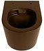 Hangend toilet Randloos LAVIE Rust Bruin excl. Wc bril