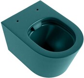 Hangend toilet Randloos LAVIE Smag Petrol Blauw excl. Wc bril Hangend toilet Randloos LAVIE Smag Petrol Blauw excl. Wc bril